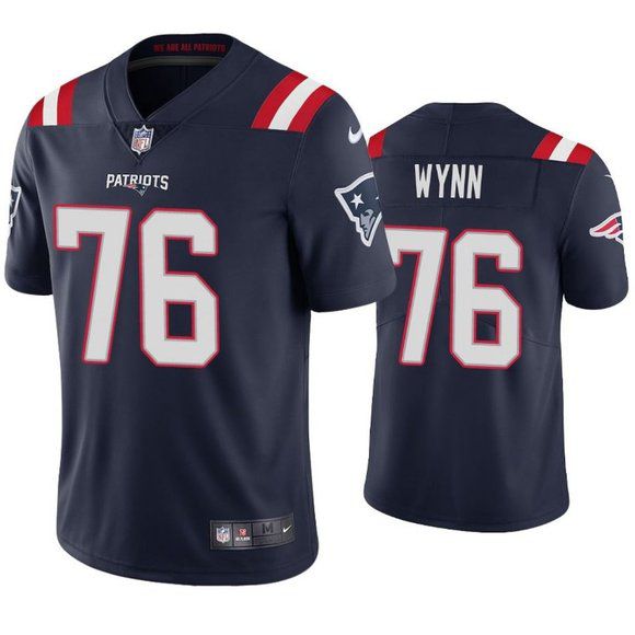 Men New England Patriots #76 Isaiah Wynn Nike Navy Limited NFL Jersey